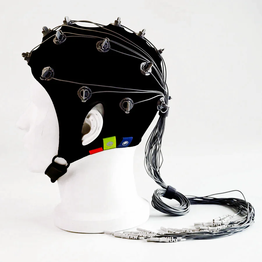 Gel-free electrode cap for EEG and multimodal sensing